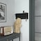 Flash Furniture 24" Black Wall Mount Shelf with Hanging Hooks HFKHD-GDIS-CRE8-932315-GG - alternate 1